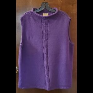 St. John Bay sleeveless sweater